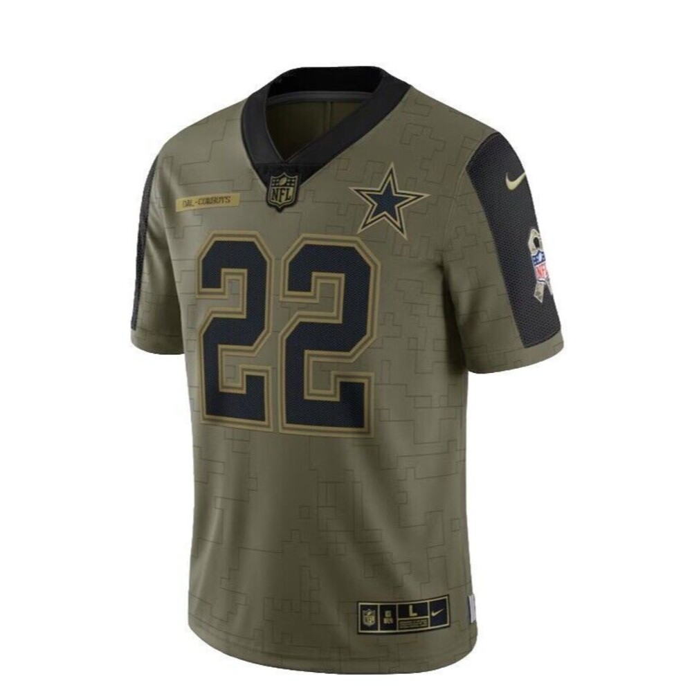 Men’s dallas cowboys Emmit Nike Olive Size M limited Jersey (see Description)